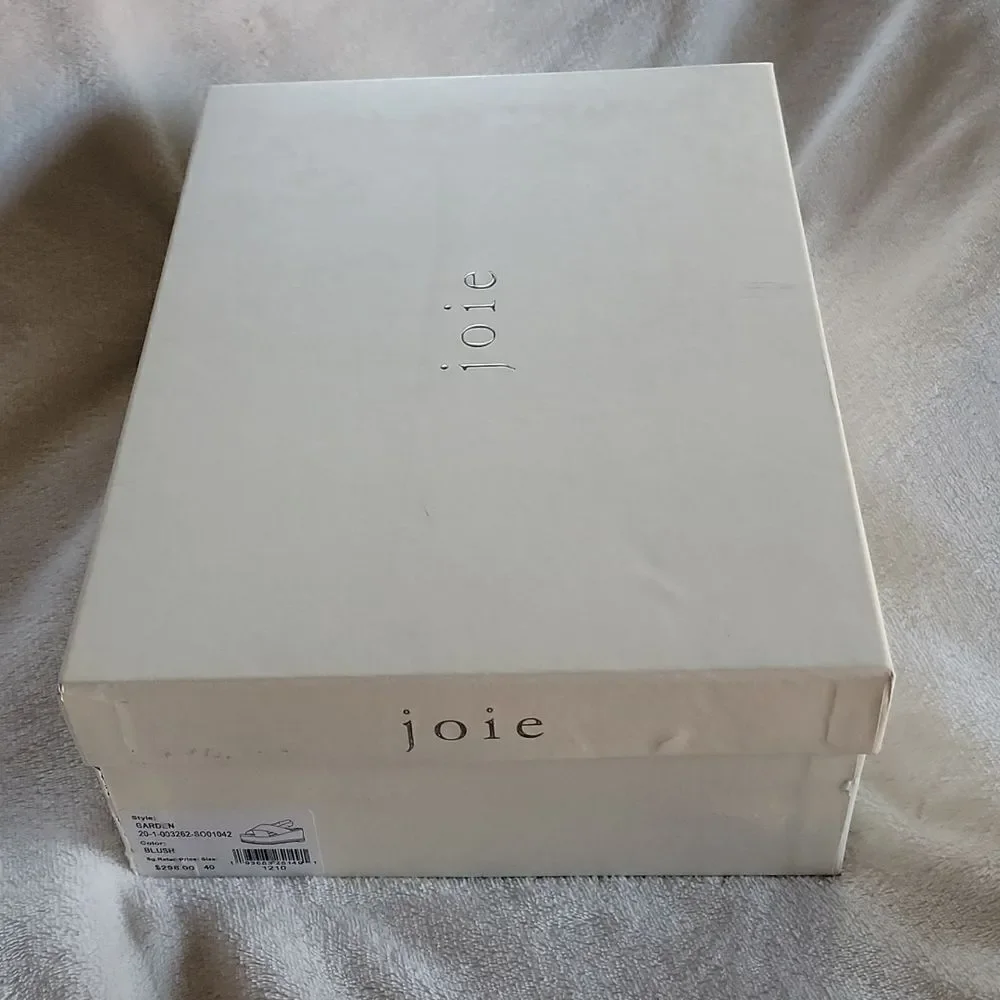 JOIE  Leather Garden Platform Wedge Sling Back leather Sandal/Espadril NWT